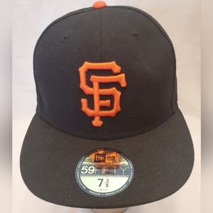 San Francisco Giants New Era 59Fifty Authentic Official On-Field Hat Sz 7-3/8